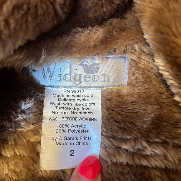 NWT Wigeon faux suede and faux fur jacket - Picture 2 of 7
